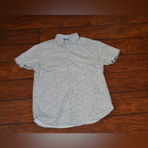 Cactus Man Ricky Singh Men's Size M Causal Button Down Shirt Short Sleeve Birds